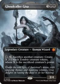 Ghoulcaller Gisa (Borderless) - Commander: Foundations - Magic: The Gathering card