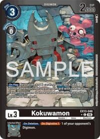 Kokuwamon (Limited Foil) - Chivalrous XIII - Digimon Card Game card