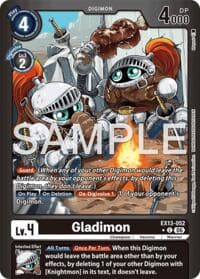 Gladimon (Limited Foil) - Chivalrous XIII - Digimon Card Game card
