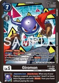 Giromon (Limited Foil) - Chivalrous XIII - Digimon Card Game card
