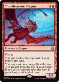 Thundermane Dragon - Commander: Foundations - Magic: The Gathering card