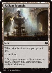 Radiant Fountain - Commander: Foundations - Magic: The Gathering card