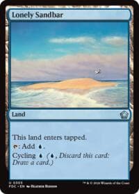 Lonely Sandbar - Commander: Foundations - Magic: The Gathering card