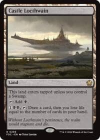 Castle Locthwain - Commander: Foundations - Magic: The Gathering card