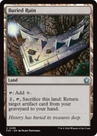 Buried Ruin - Commander: Foundations - Magic: The Gathering card