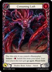 Consuming Lash - GEM Pack 6 - Flesh and Blood TCG card