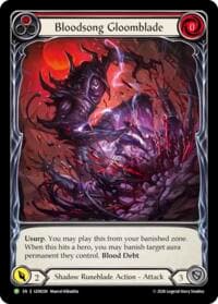 Bloodsong Gloomblade - GEM Pack 6 - Flesh and Blood TCG card