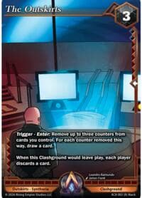 The Outskirts - Nexus of Power - Alpha Clash card