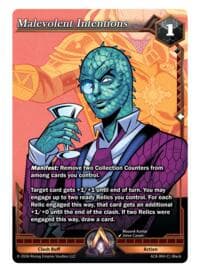 Malevolent Intentions - Nexus of Power - Alpha Clash card