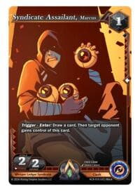 Syndicate Assailant, Marcus - Nexus of Power - Alpha Clash card