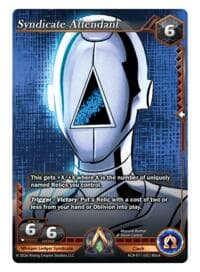 Syndicate Attendant - Nexus of Power - Alpha Clash card