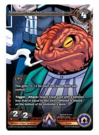 Syndicate Member, Intergalactic Politician - Nexus of Power - Alpha Clash card