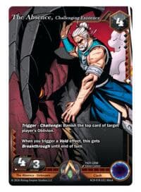 The Absence, Challenging Existence - Nexus of Power - Alpha Clash card