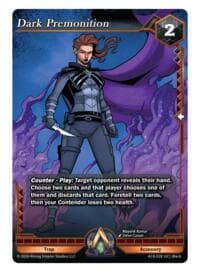Dark Premonition - Nexus of Power - Alpha Clash card