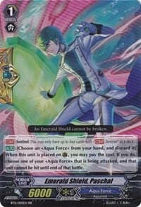 Emerald Shield, Paschal - BT11: Seal Dragons Unleashed - Cardfight Vanguard card