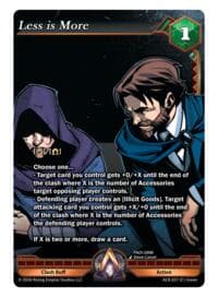 Less is More - Nexus of Power - Alpha Clash card
