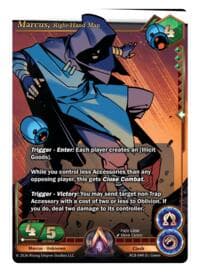 Marcus, Right-Hand Man - Nexus of Power - Alpha Clash card