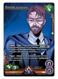 Percival Pendervick, the Informant - Nexus of Power - Alpha Clash card