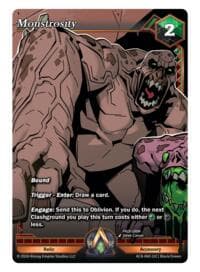 Monstrosity - Nexus of Power - Alpha Clash card
