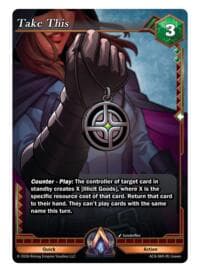 Take This - Nexus of Power - Alpha Clash card