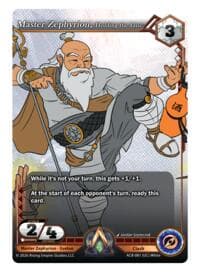 Master Zephyrion, Holding the Line - Nexus of Power - Alpha Clash card