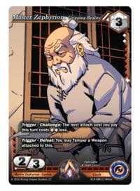 Master Zephyrion, Gripping Reality - Nexus of Power - Alpha Clash card