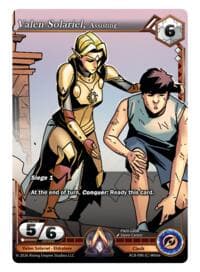 Valen Solariel, Assisting - Nexus of Power - Alpha Clash card