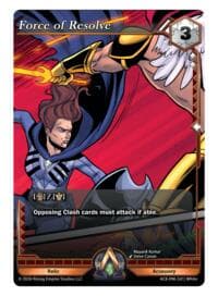 Force of Resolve - Nexus of Power - Alpha Clash card