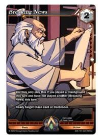 Breaking News - Nexus of Power - Alpha Clash card