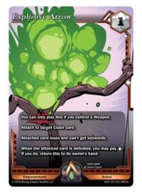 Explosive Arrow - Nexus of Power - Alpha Clash card