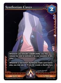 Synthorian Caves - Nexus of Power - Alpha Clash card