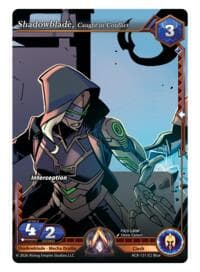 Shadowblade, Caught in Conflict - Nexus of Power - Alpha Clash card