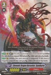 Demonic Dragon Berserker, Gandharva - BT11: Seal Dragons Unleashed - Cardfight Vanguard card