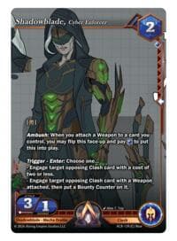 Shadowblade, Cyber Enforcer - Nexus of Power - Alpha Clash card