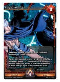 Improvising - Nexus of Power - Alpha Clash card