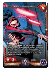 Cherry Bomb, Eliminating Threats - Nexus of Power - Alpha Clash card