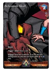 Behemoth Skull - Nexus of Power - Alpha Clash card