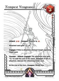 Tempest Vengeance - Nexus of Power - Alpha Clash card
