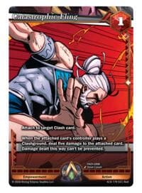 Catastrophic Fling - Nexus of Power - Alpha Clash card