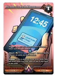 Webber's Cell Phone - Nexus of Power - Alpha Clash card