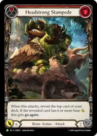 Headstrong Stampede - GEM Pack 6 - Flesh and Blood TCG card