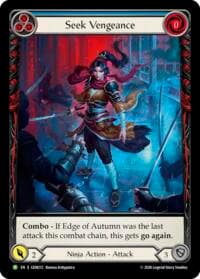 Seek Vengeance - GEM Pack 6 - Flesh and Blood TCG card