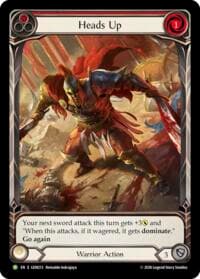 Heads Up - GEM Pack 6 - Flesh and Blood TCG card