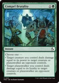 Compel Brutality - Reality Fracture - Magic: The Gathering card