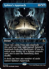 Sphinx's Approach (Borderless) - Reality Fracture - Magic: The Gathering card
