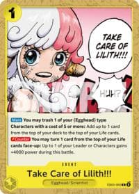 Take Care of Lilith!!! - Extra Booster: One Piece Heroines Edition Vol. 2 - One Piece Card Game card