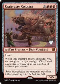 Craterclaw Colossus - Promo Pack: Reality Fracture - Magic: The Gathering card