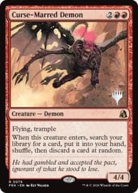 Curse-Marred Demon - Promo Pack: Reality Fracture - Magic: The Gathering card