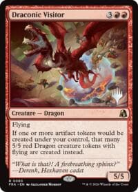 Draconic Visitor - Promo Pack: Reality Fracture - Magic: The Gathering card