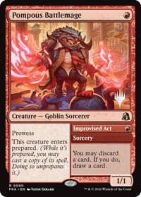 Pompous Battlemage - Promo Pack: Reality Fracture - Magic: The Gathering card